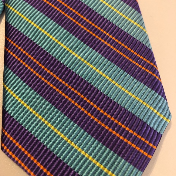 Robert Talbott Tie- Stripes - Picture 2 of 8